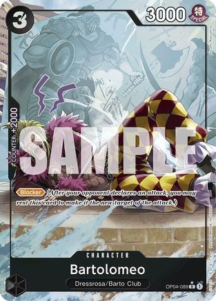 Bartolomeo (OP04-089) (Full Art) (OP04-089) - Rare