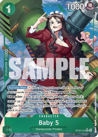 Baby 5 (OP05-034) (Alternate Art) (OP05-034) - Rare