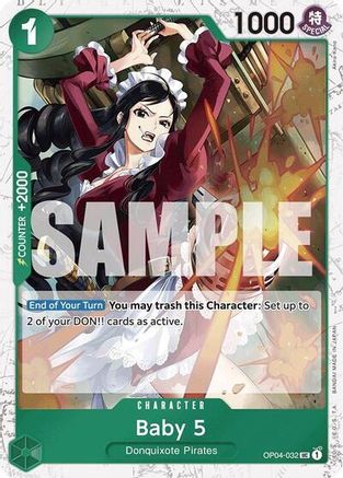 Baby 5 (OP04-032) (Jolly Roger Foil) (OP04-032) - Uncommon