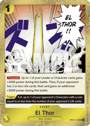 El Thor (Jolly Roger Foil) (OP05-114) - Uncommon