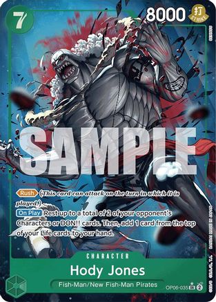 Hody Jones (Alternate Art) (OP06-035) - Super Rare