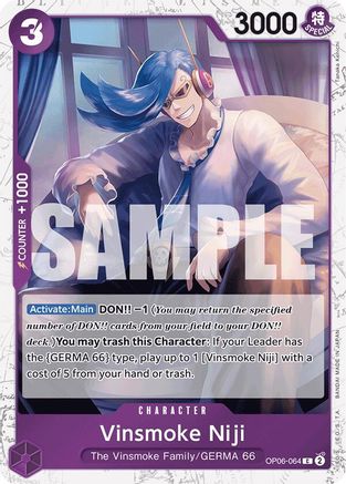 Vinsmoke Niji (OP06-064) (Jolly Roger Foil) (OP06-064) - Common