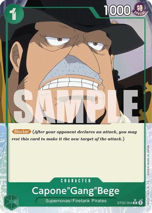 Capone"Gang"Bege (ST02-004) (Full Art) (ST02-004) - Common