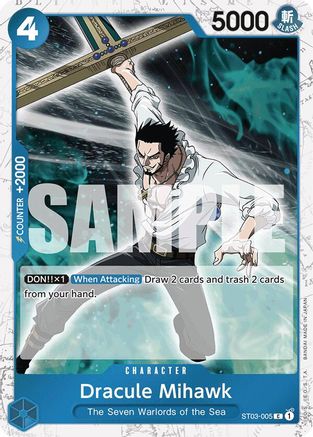 Dracule Mihawk (ST03-005) (Jolly Roger Foil) (ST03-005) - Common