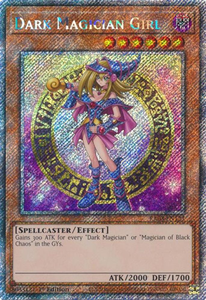 Dark Magician Girl (Platinum Secret Rare) (B) (RA03-EN123) - Platinum Secret Rare