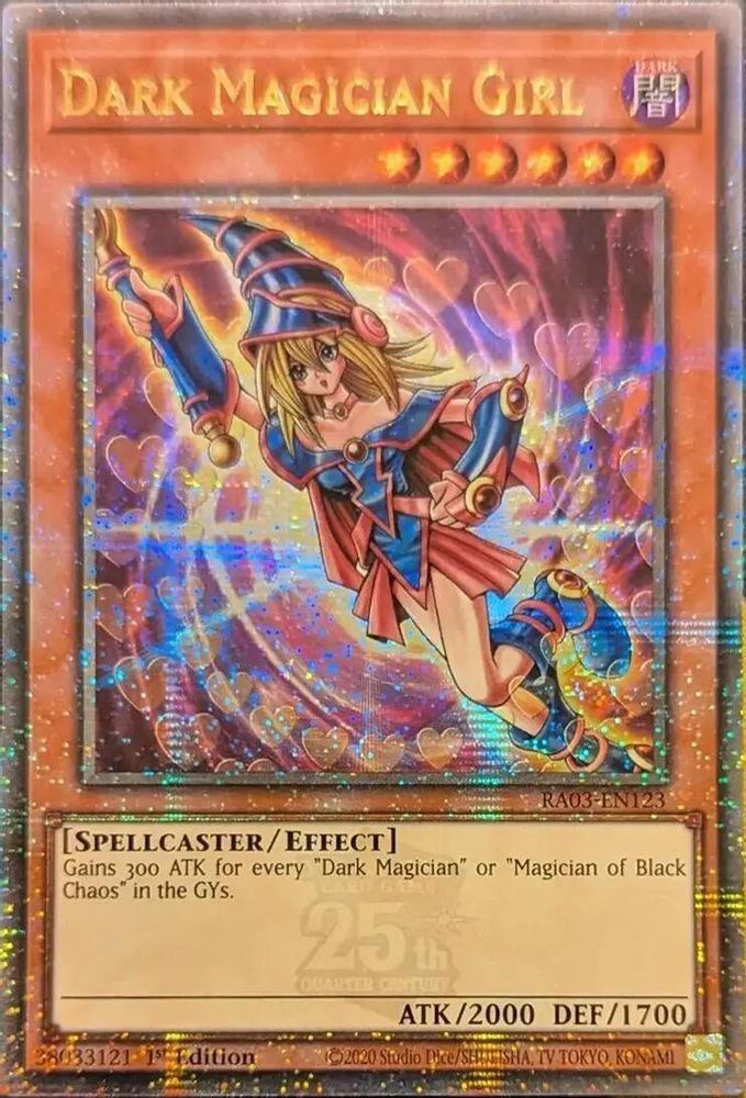 Dark Magician Girl (Quarter Century Secret Rare) (C) (RA03-EN123) - Quarter Century Secret Rare