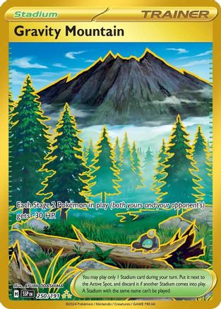 Gravity Mountain 250/191  - Holofoil - Hyper Rare