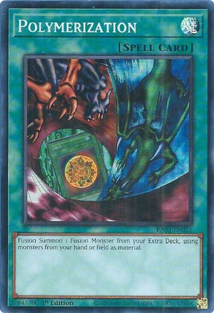 Polymerization (A) (Alternate Art) (RA03-EN051) - Super Rare