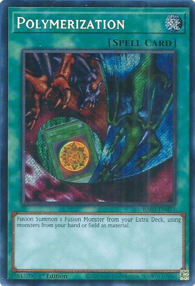 Polymerization (A) (Alternate Art) (Secret Rare) (RA03-EN051) - Secret Rare