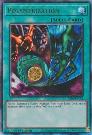 Polymerization (A) (Alternate Art) (PUR) (RA03-EN051) - Quarter Century Bonanza 1st Edition
