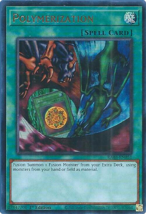 Polymerization (A) (Alternate Art) (UR) (RA03-EN051) - Quarter Century Bonanza 1st Edition