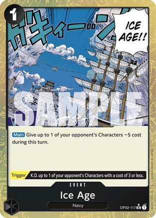Ice Age (Textured Foil) (OP02-117) - Uncommon