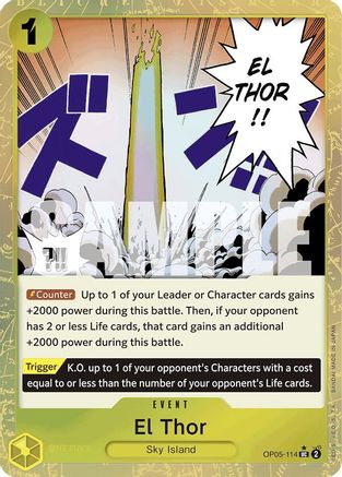 El Thor (Textured Foil) (OP05-114) - Uncommon