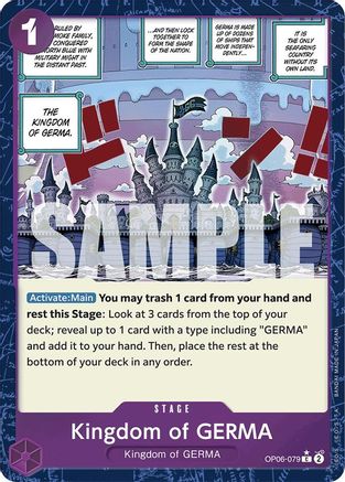 Kingdom of GERMA (Textured Foil) (OP06-079) - Common