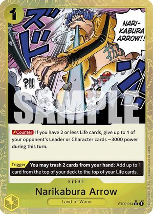 Narikabura Arrow (Textured Foil) (ST09-014) - Common