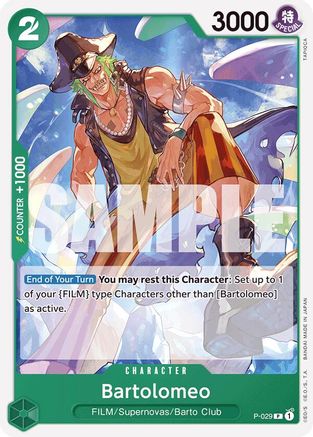 Bartolomeo (P-029) (Reprint) (P-029) - Promo