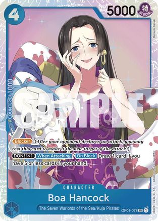 Boa Hancock (OP01-078) (Reprint) (OP01-078) - Super Rare