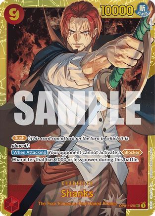 Shanks (OP01-120) (Reprint) (OP01-120) - Secret Rare