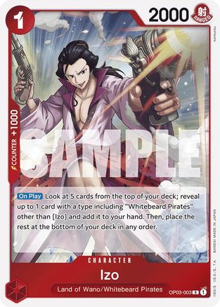 Izo (OP03-003) (Reprint) (OP03-003) - Rare