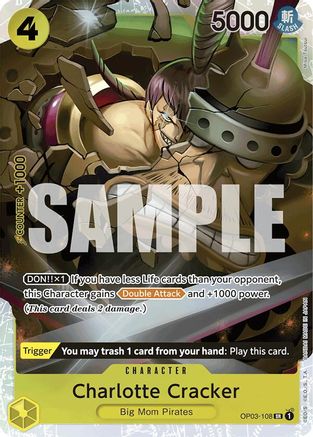 Charlotte Cracker (Reprint) (OP03-108) - Super Rare