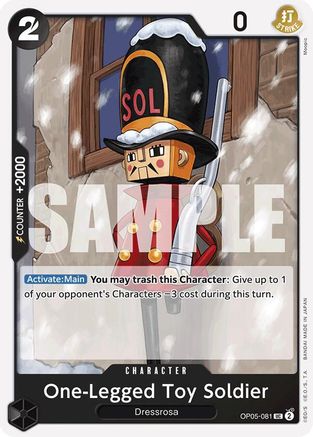 One-Legged Toy Soldier (Reprint) (OP05-081) - Uncommon