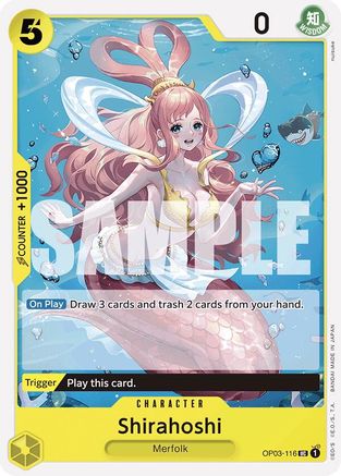 Shirahoshi (OP03-116) (Reprint) (OP03-116) - Uncommon