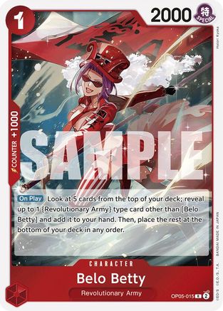 Belo Betty (OP05-015) (Reprint) (OP05-015) - Rare