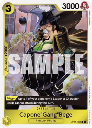Capone"Gang"Bege (OP04-100) (Reprint) (OP04-100) - Rare