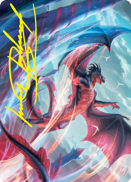 Carte d'art Galazeth Prismari (signature estampillée or) [Strixhaven : School of Mages Art Series] 