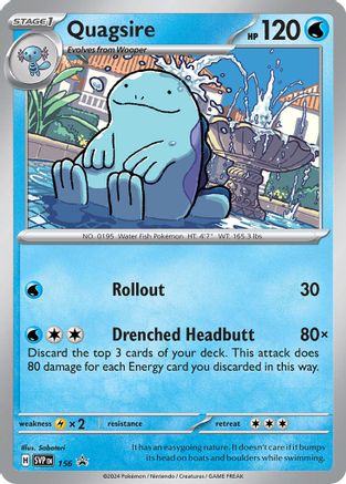 Quagsire 156  - Holofoil - Promo