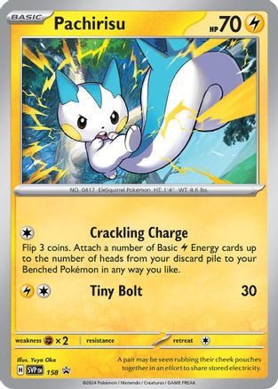 Pachirisu 158  - Holofoil - Promo