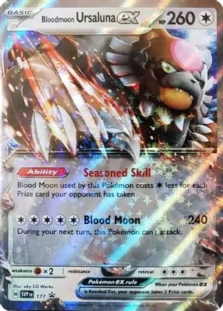 Bloodmoon Ursaluna ex 177  - Holofoil - Promo