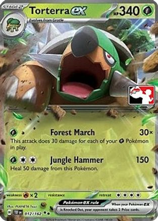 Torterra ex 012/162  - Holofoil - Double Rare