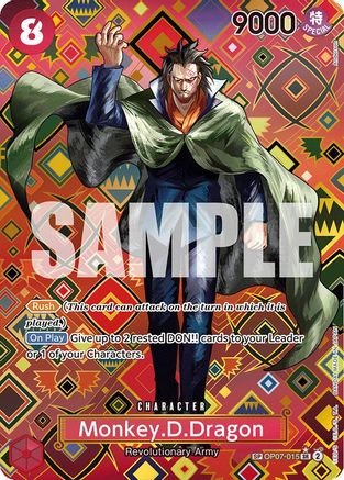 Monkey.D.Dragon (SP) (OP07-015) - Super Rare