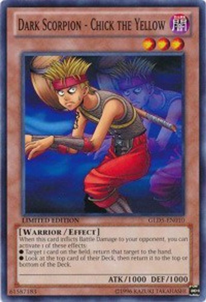 Dark Scorpion - Chick the Yellow (GLD5-EN010) - Common