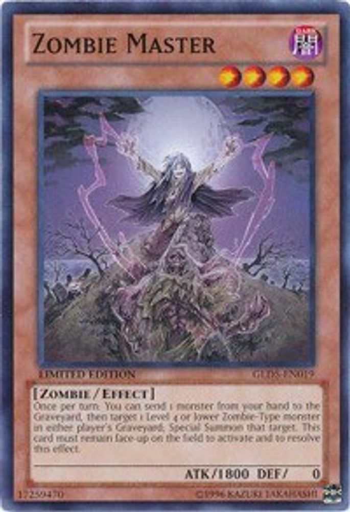 Zombie Master (GLD5-EN019) - Common