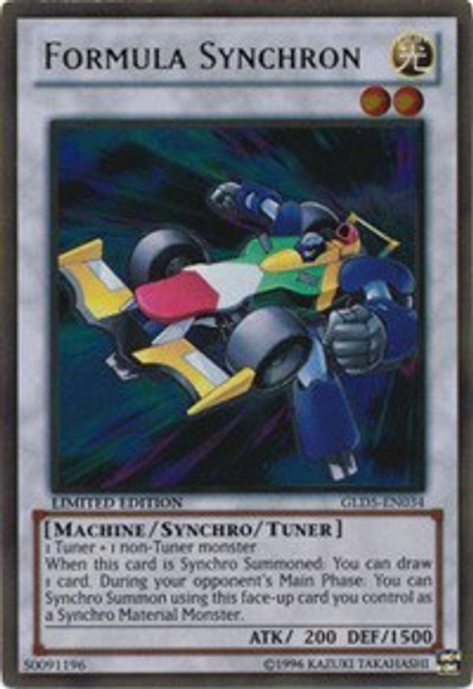 Formula Synchron (GLD5-EN034) - Gold Rare