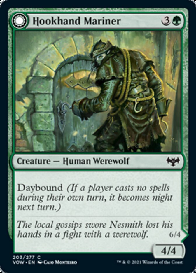Hookhand Mariner (VOW-203) - Innistrad: Crimson Vow: (Double Faced Transform)