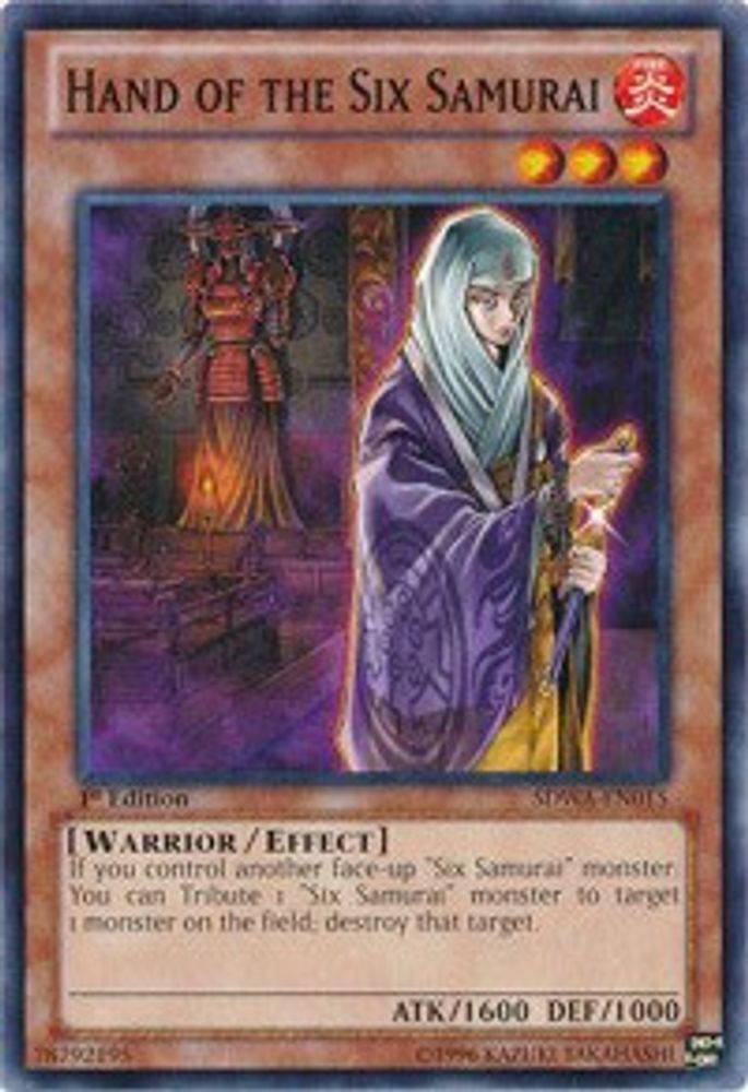 Hand of the Six Samurai (SDWA-EN015) - Common