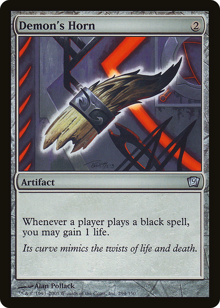 Demon's Horn (9ED-294★) - 9th Edition Foil