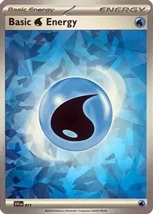 Basic Water Energy (Cracked Ice Holo) 011  - Holofoil - Common