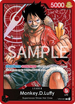 Monkey.D.Luffy (ST01-001) - Leader