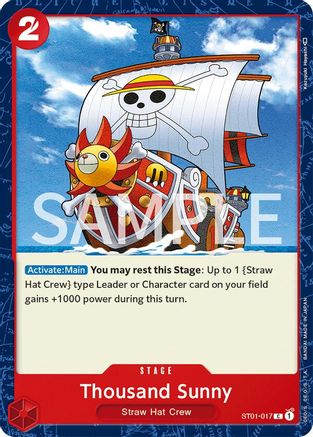 Thousand Sunny (ST01-017) - Common
