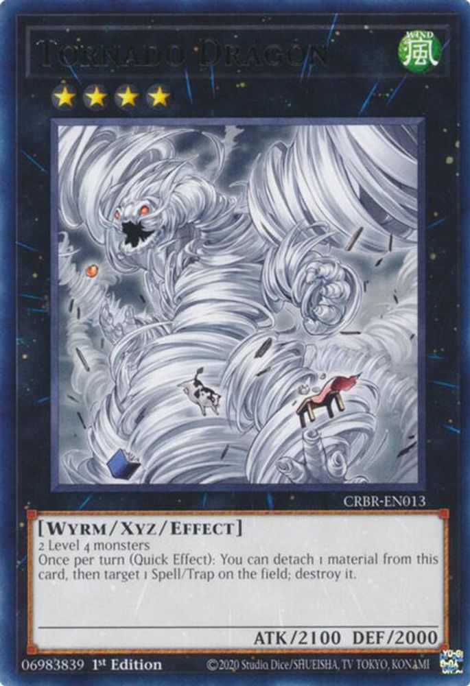 Tornado Dragon (CRBR-EN013) - Rare