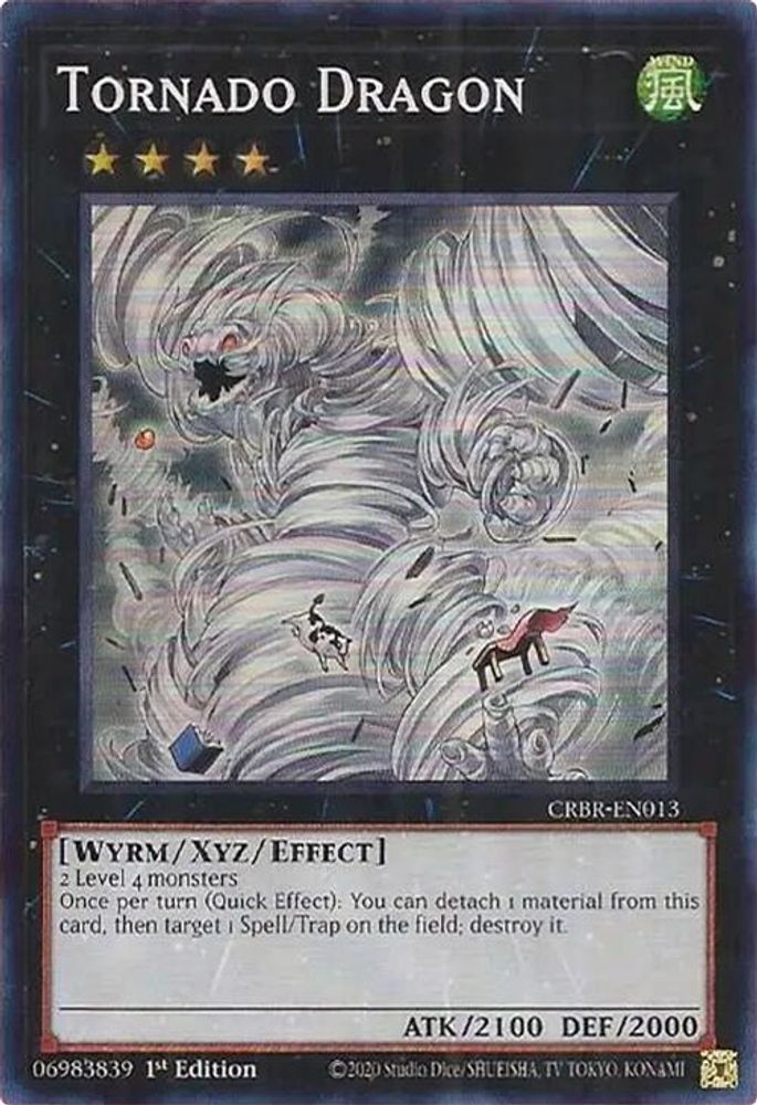 Tornado Dragon (SR) (CRBR-EN013) - Super Rare