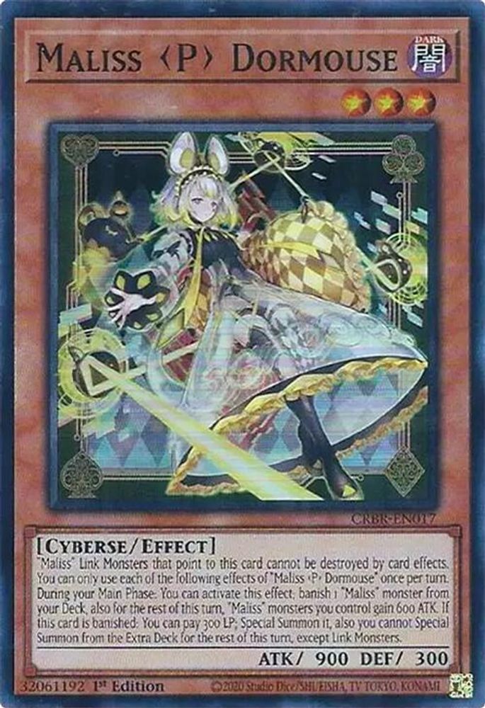 Maliss P Dormouse (CRBR-EN017) - Super Rare