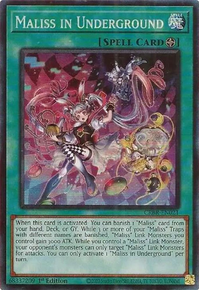 Maliss in Underground (CR) (CRBR-EN021) - Collector's Rare