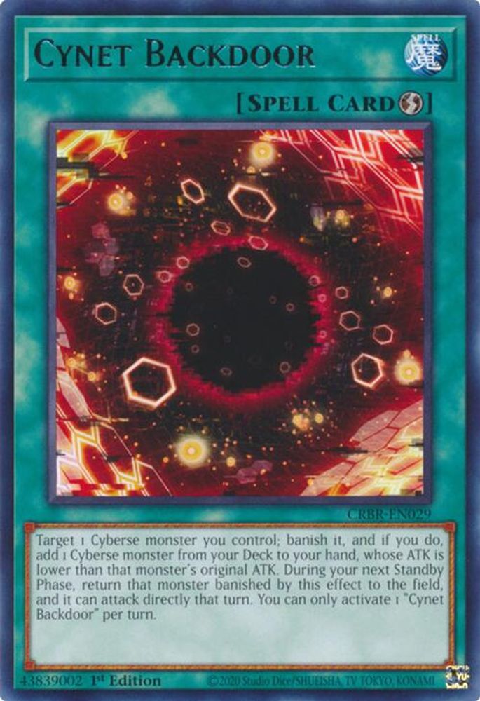 Cynet Backdoor (CRBR-EN029) - Rare