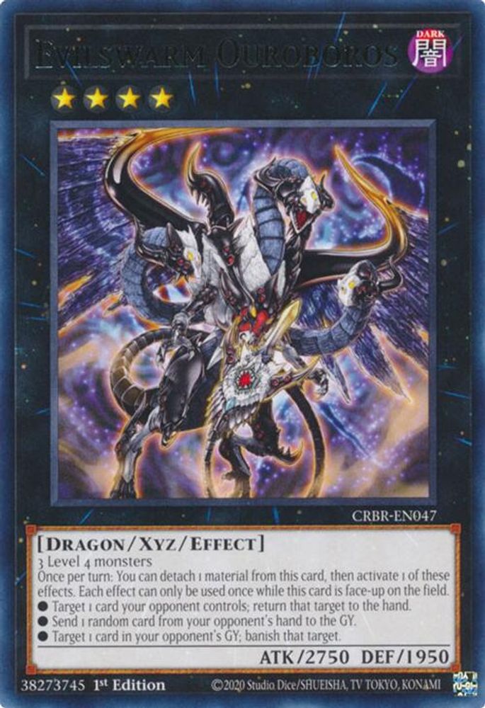 Evilswarm Ouroboros (CRBR-EN047) - Rare