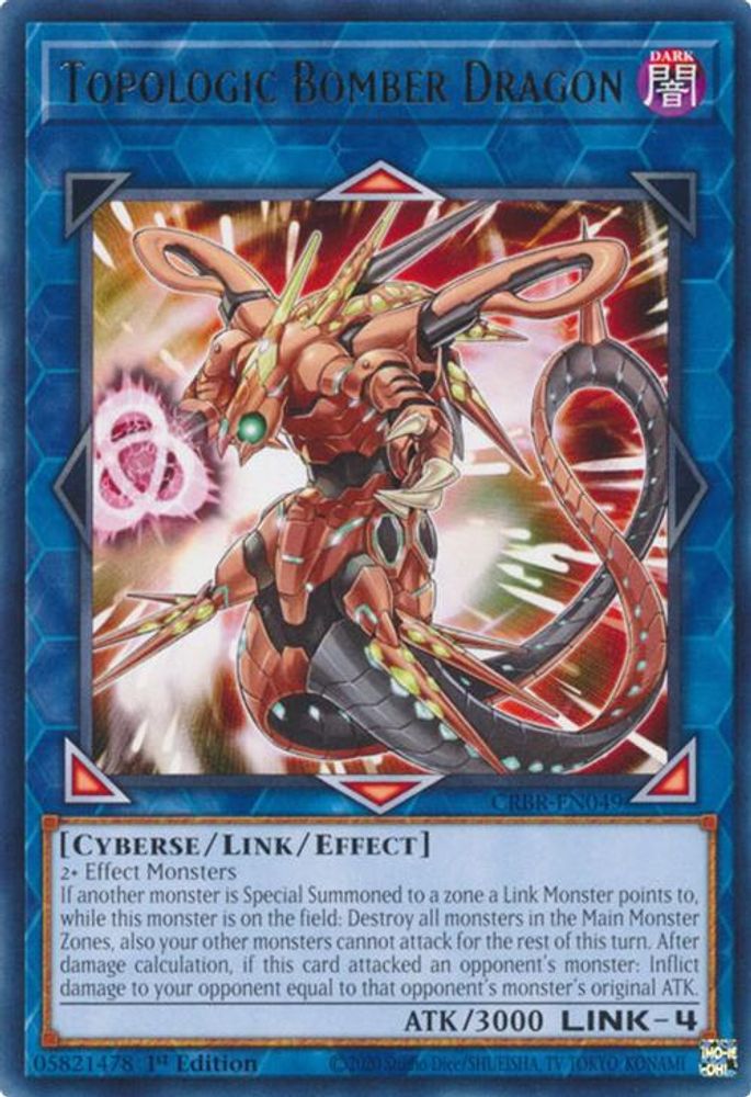 Topologic Bomber Dragon (CRBR-EN049) - Rare